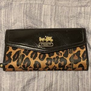 Coach Cheetah Trifold wallet
